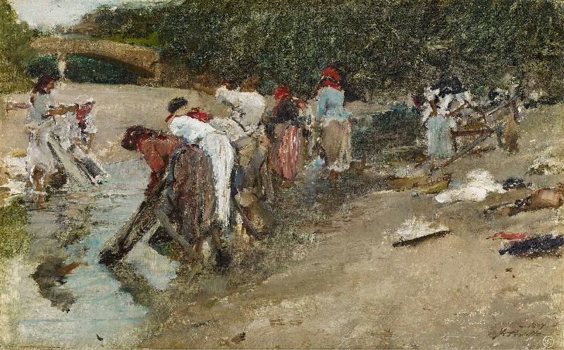 Francisco Pradilla Ortiz Galician Washerwomen